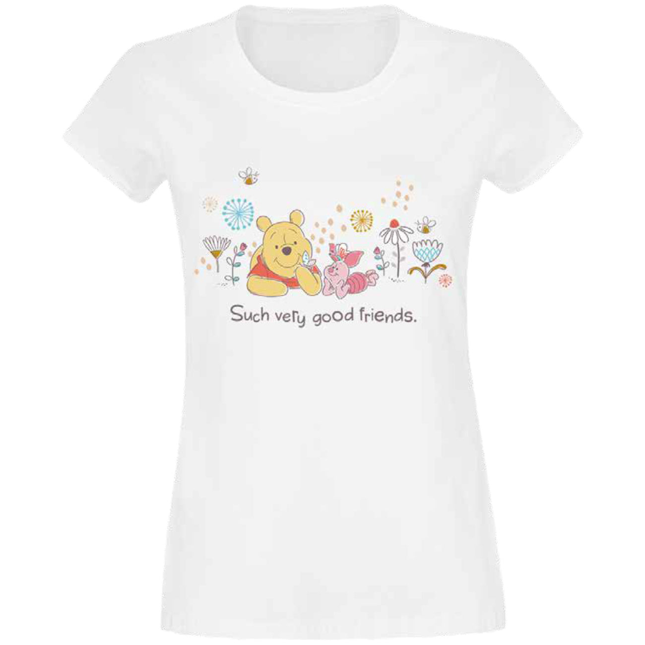 Image produit Winnie l’Ourson - Good Friends T-shirt femme blanc