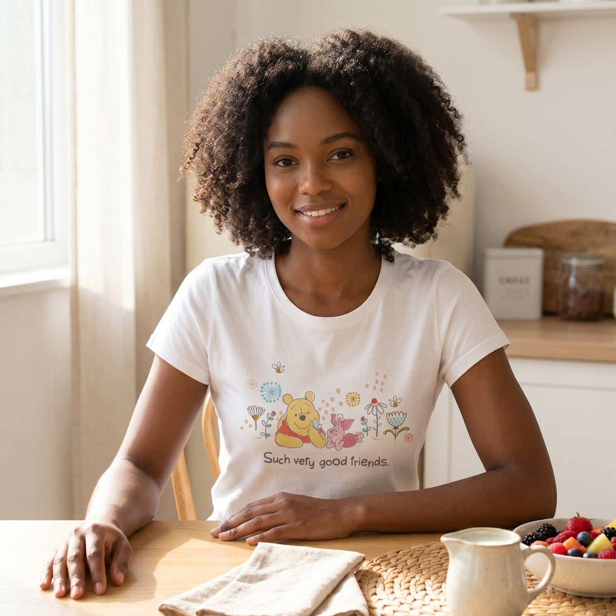 Image produit Winnie l’Ourson - Good Friends T-shirt femme blanc