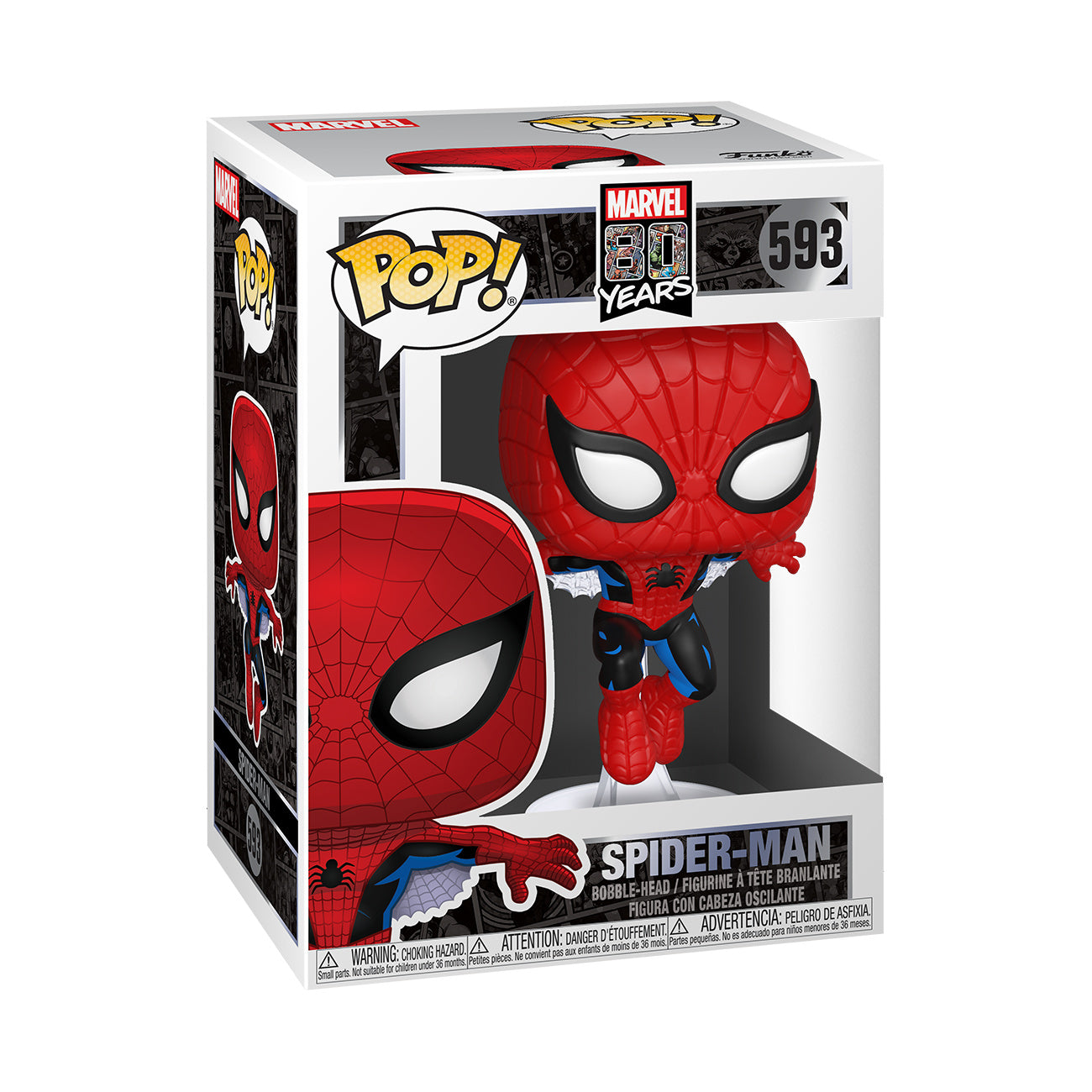 Image produit Spider-Man - First Appearance Marvel 80th figurine Funko Pop!