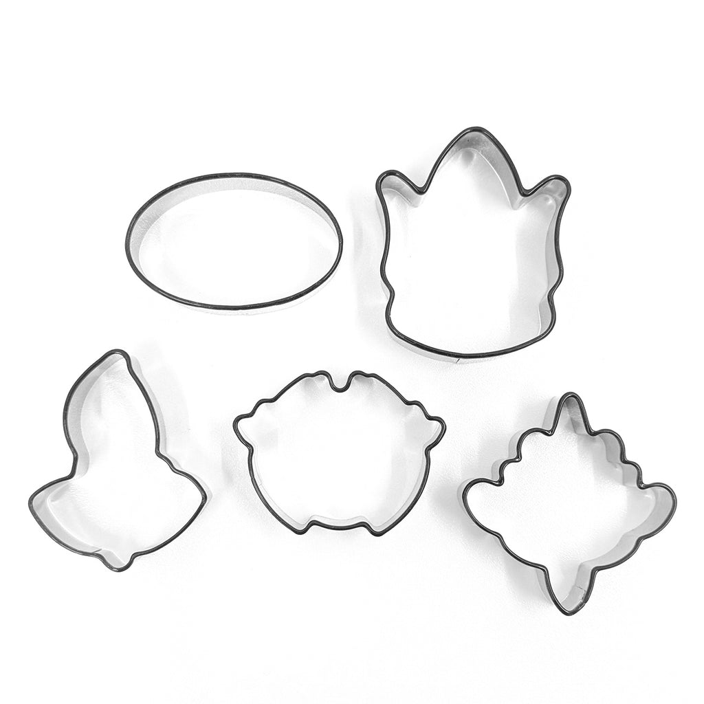 Image produit Le Seigneur des Anneaux - Set de 5 emporte-pièces symboles dans un sachet en tissu