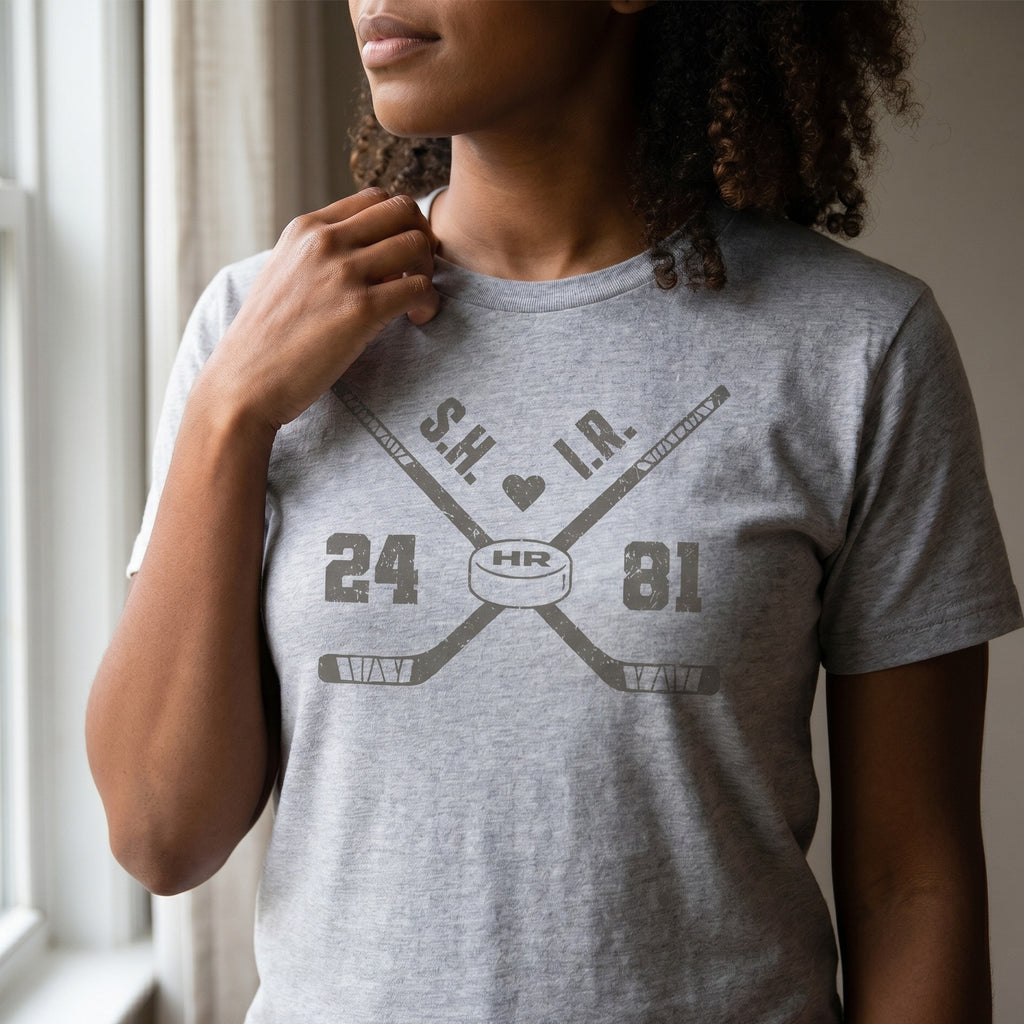 Image produit T-shirt de hockey Hollander et Rozanov pour les fans de Heated Rivalry