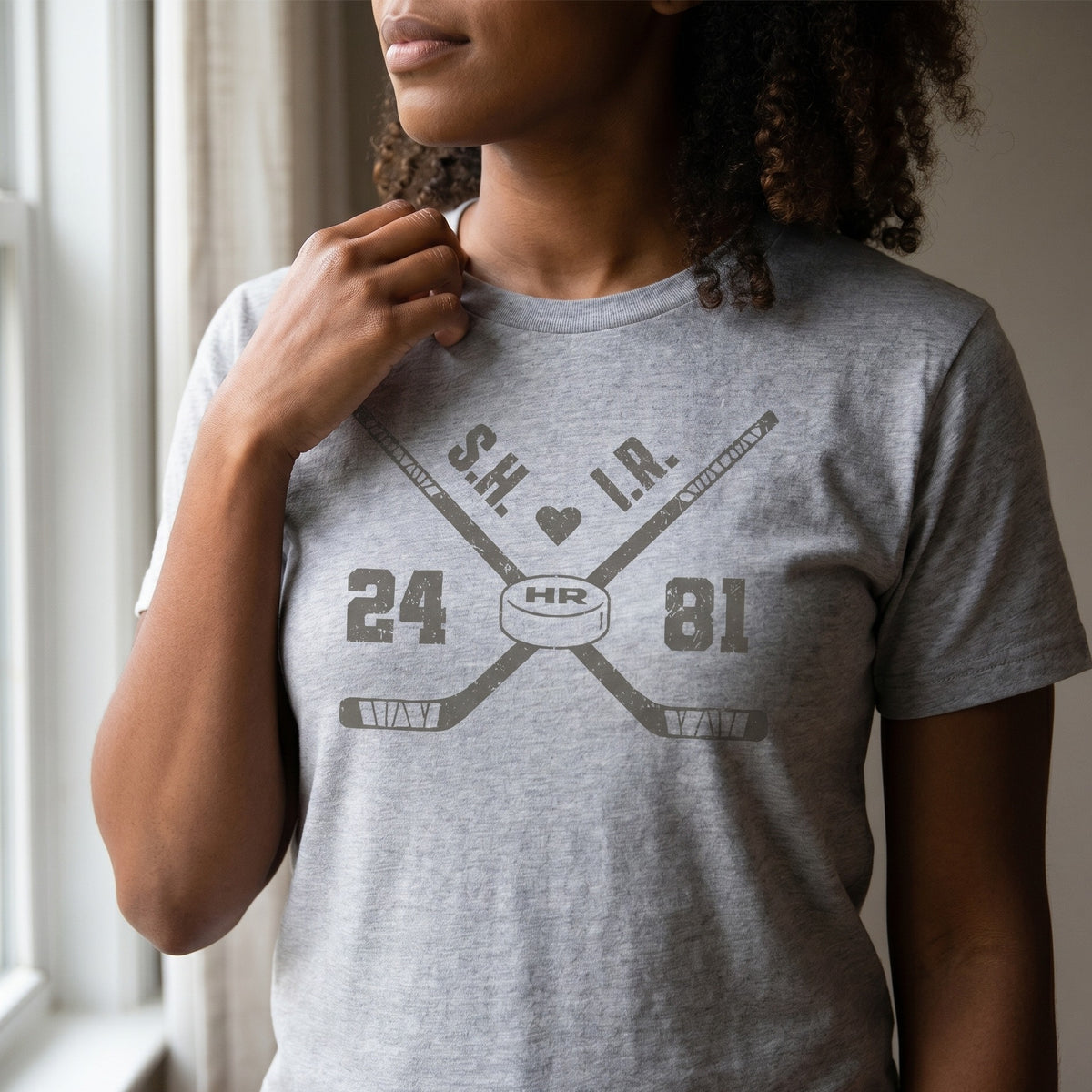 Image produit T-shirt de hockey Hollander et Rozanov pour les fans de Heated Rivalry