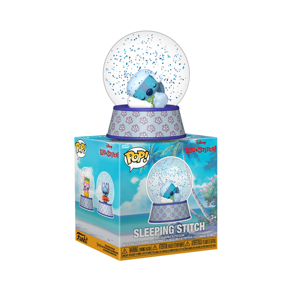 Image produit Stitch Funko Pop boule à neige Mystère à paillettes - Lilo & Stitch