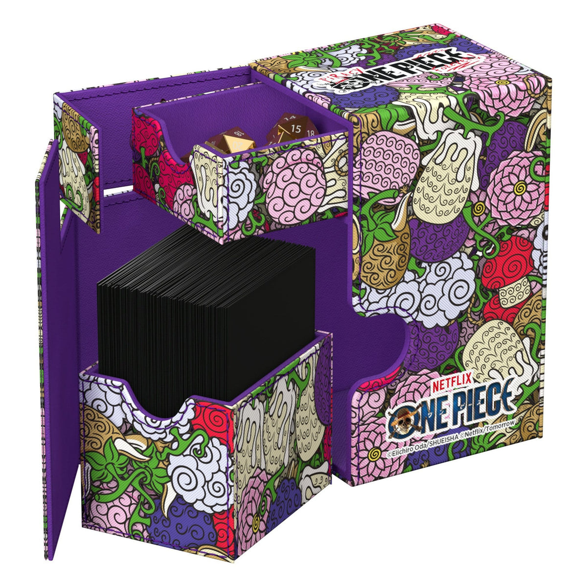Image produit One Piece - Deck Box Ultimate Guard Flip'n'Tray 80+ Fruits du Démon