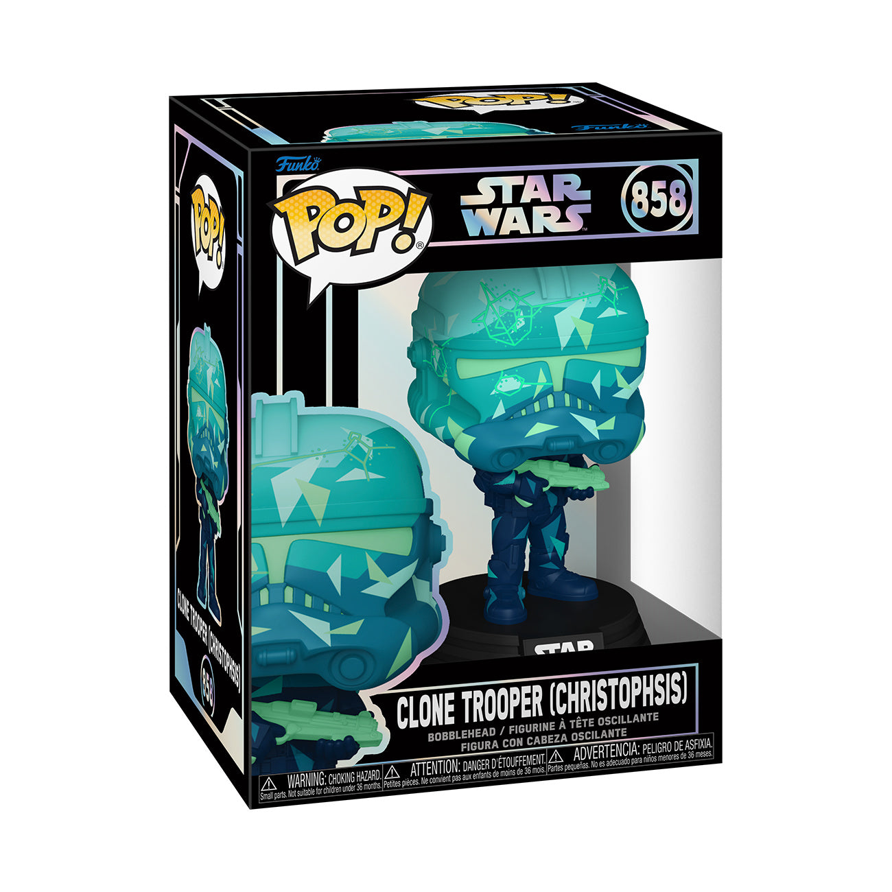Image produit Star Wars - Figurine Funko Pop! Clone Trooper avec tête branlante