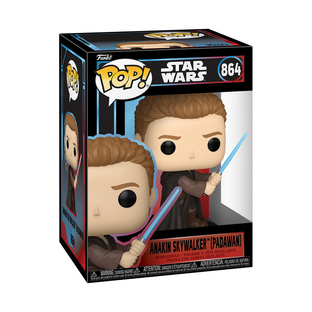 Image produit Star Wars - Figurine Funko Pop Anakin Padawan à tête branlante