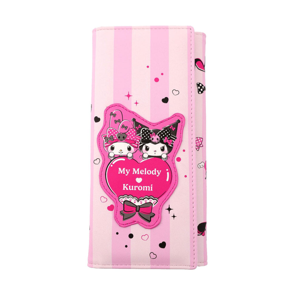 Image produit Sanrio Pink Black Party Series Portefeuille Kuromi & My Melody