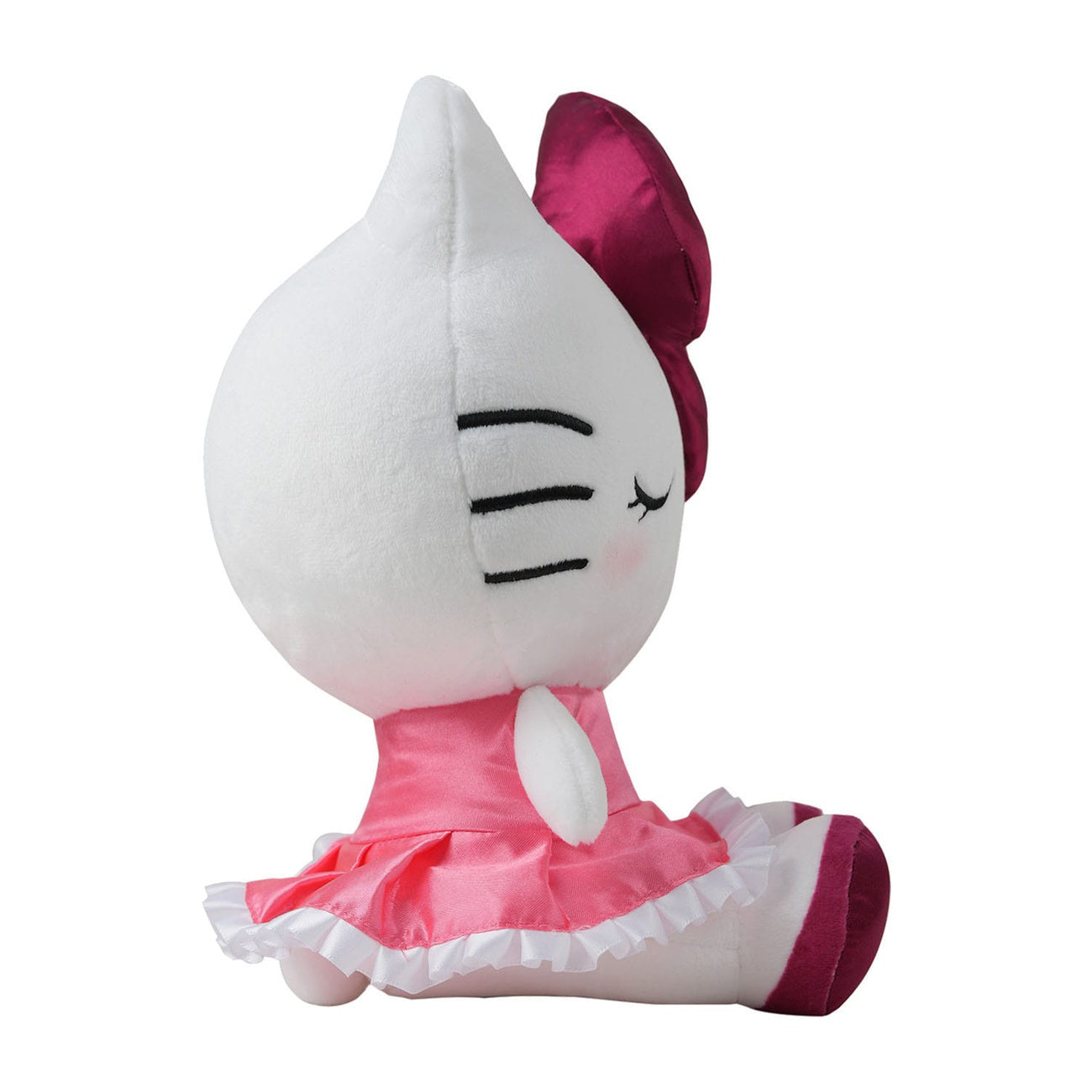 Image produit Sanrio Peluche Hello Kitty robe en velours rouge L 22 cm