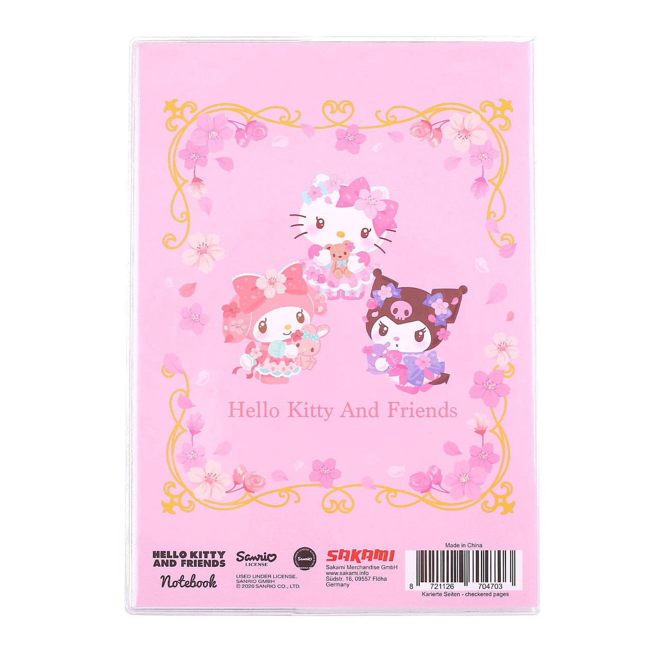 Image produit Carnet Sanrio Hello Kitty & Friends Sakura Series
