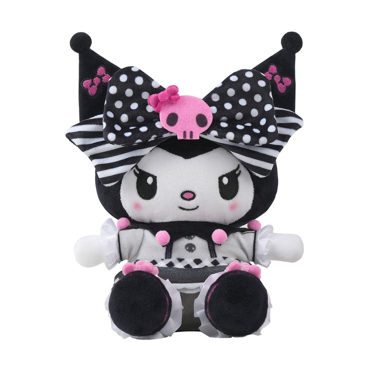 Image produit Sanrio Pink Black Party Series Peluche Kuromi M 17 cm