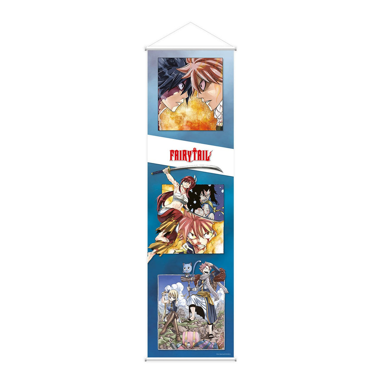 Image produit Fairy Tail Tenture murale Tenugui style manga 33 x 120 cm