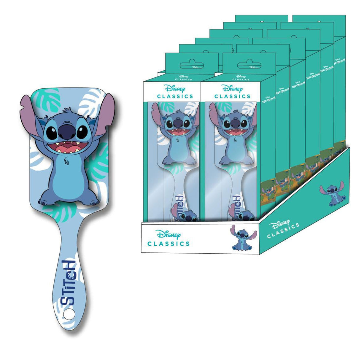 Image produit Lilo & Stitch Brosse à cheveux Stitch Happy
