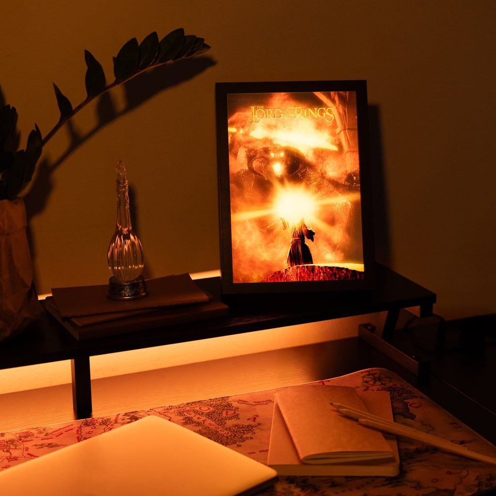 Image produit Le Seigneur des Anneaux Panneau LED encadré 28 x 20 cm