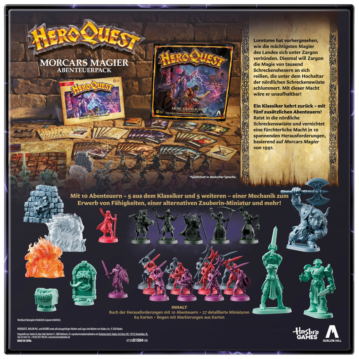 Image produit HeroQuest Extension de jeu de plateau - Les Sorciers de Morcar