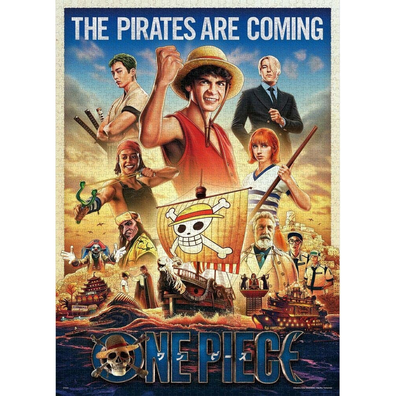 Image produit Puzzle One Piece 2000 pièces The Pirates Are Coming