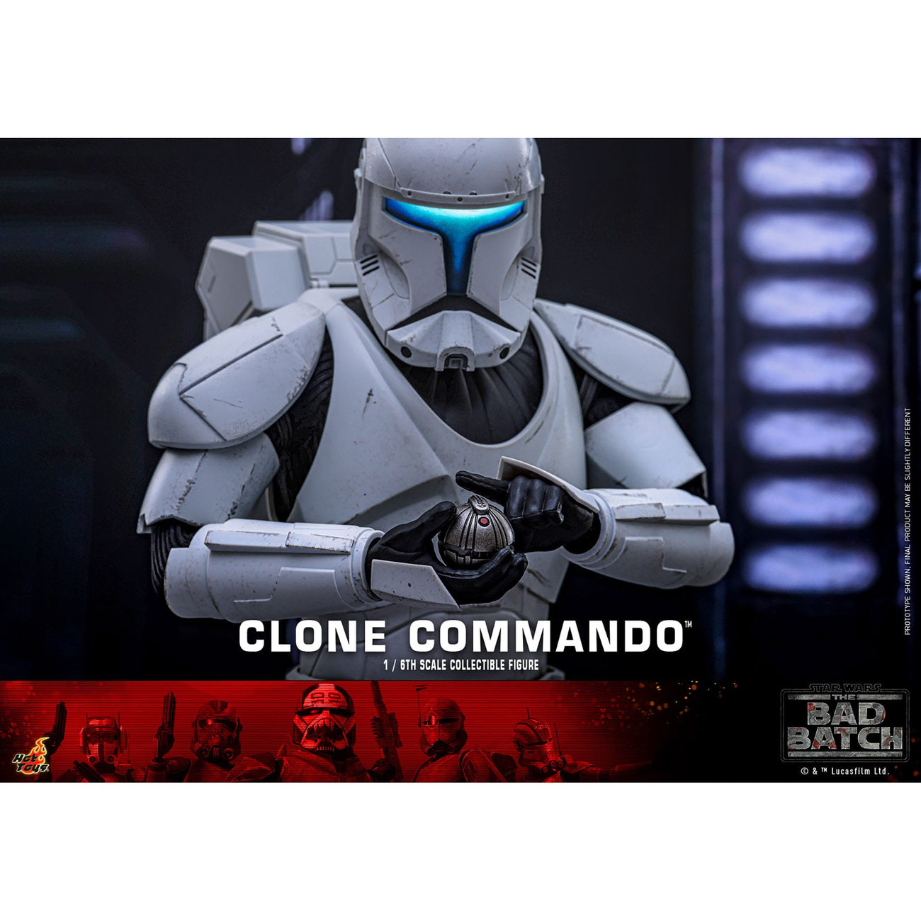 Image produit Star Wars : The Bad Batch Figurine articulée 1/6 Clone Commando 30