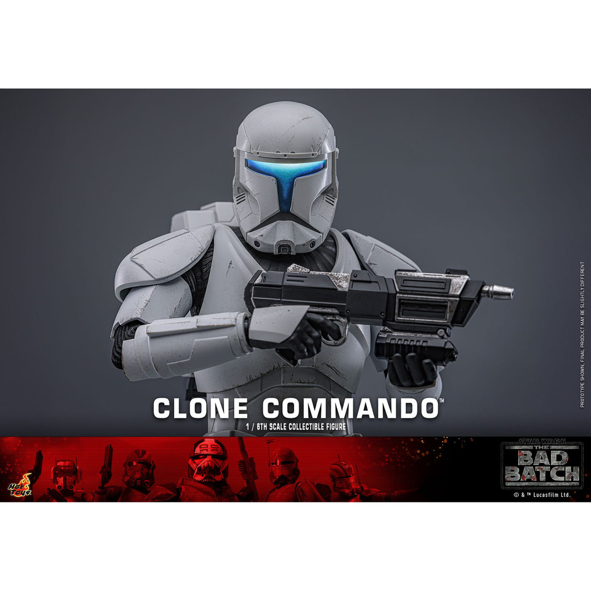 Image produit Star Wars : The Bad Batch Figurine articulée 1/6 Clone Commando 30