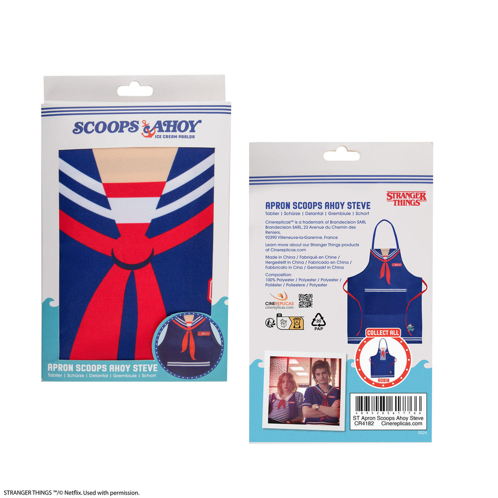 Image produit Stranger Things Tablier Scoops Ahoy Steve