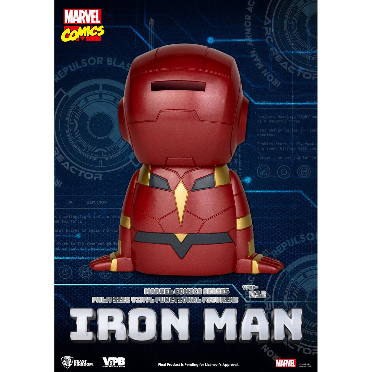 Image produit Marvel Comics Classic Piggy Tirelire en vinyle Iron Man 12 cm