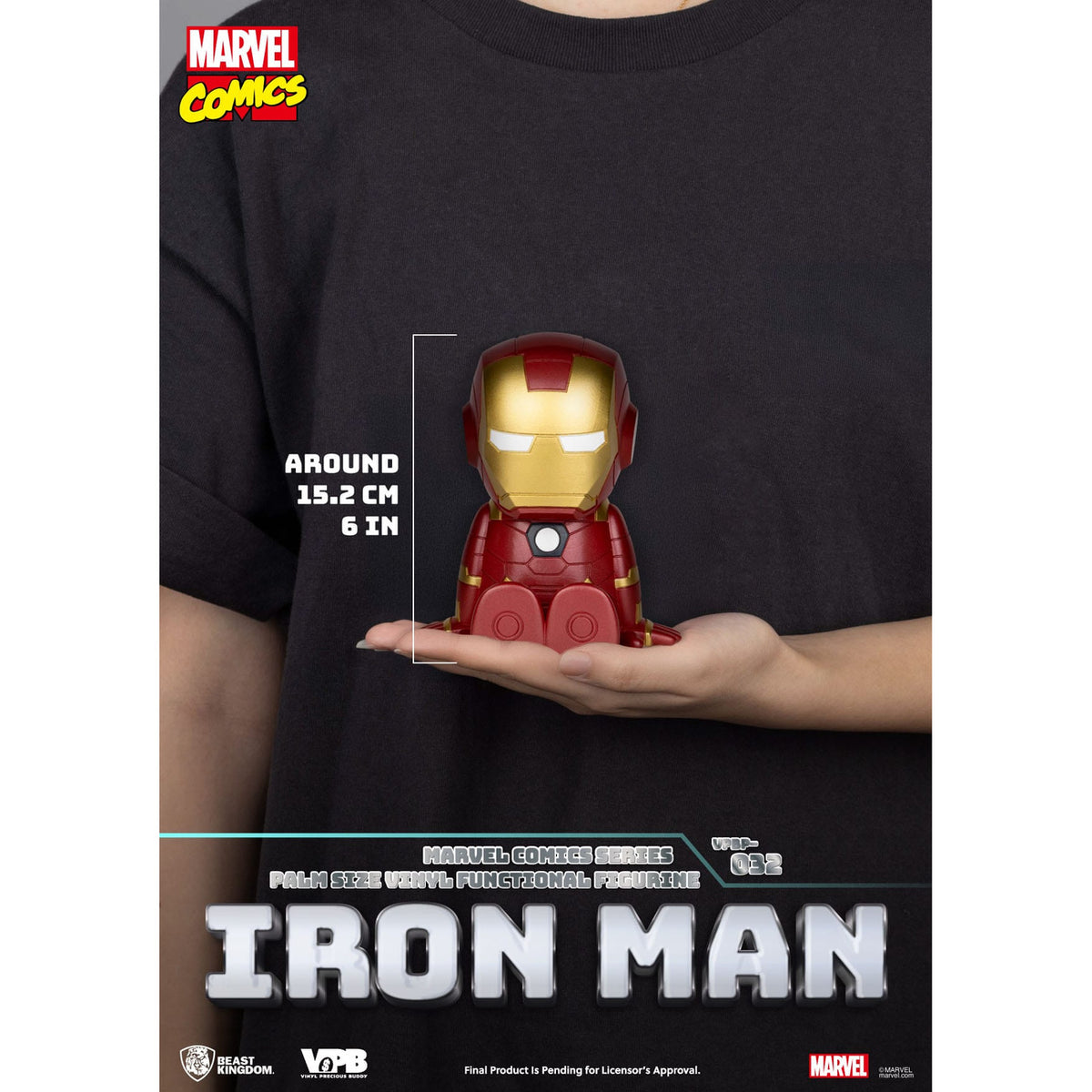 Image produit Marvel Comics Classic Piggy Tirelire en vinyle Iron Man 12 cm