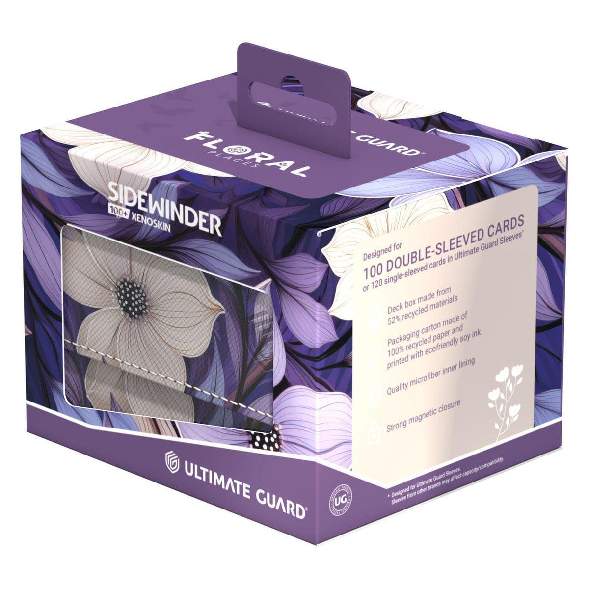 Product image Ultimate Guard Sidewinder 100+ Xenoskin "Floral Places" -
