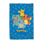 Image produit Couverture en polaire flanelle Pokémon Starter Pokémon 130 x 160 cm