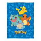 Image produit Couverture en polaire flanelle Pokémon Starter Pokémon 130 x 160 cm