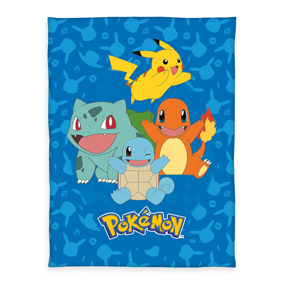 Image produit Couverture en polaire flanelle Pokémon Starter Pokémon 130 x 160 cm