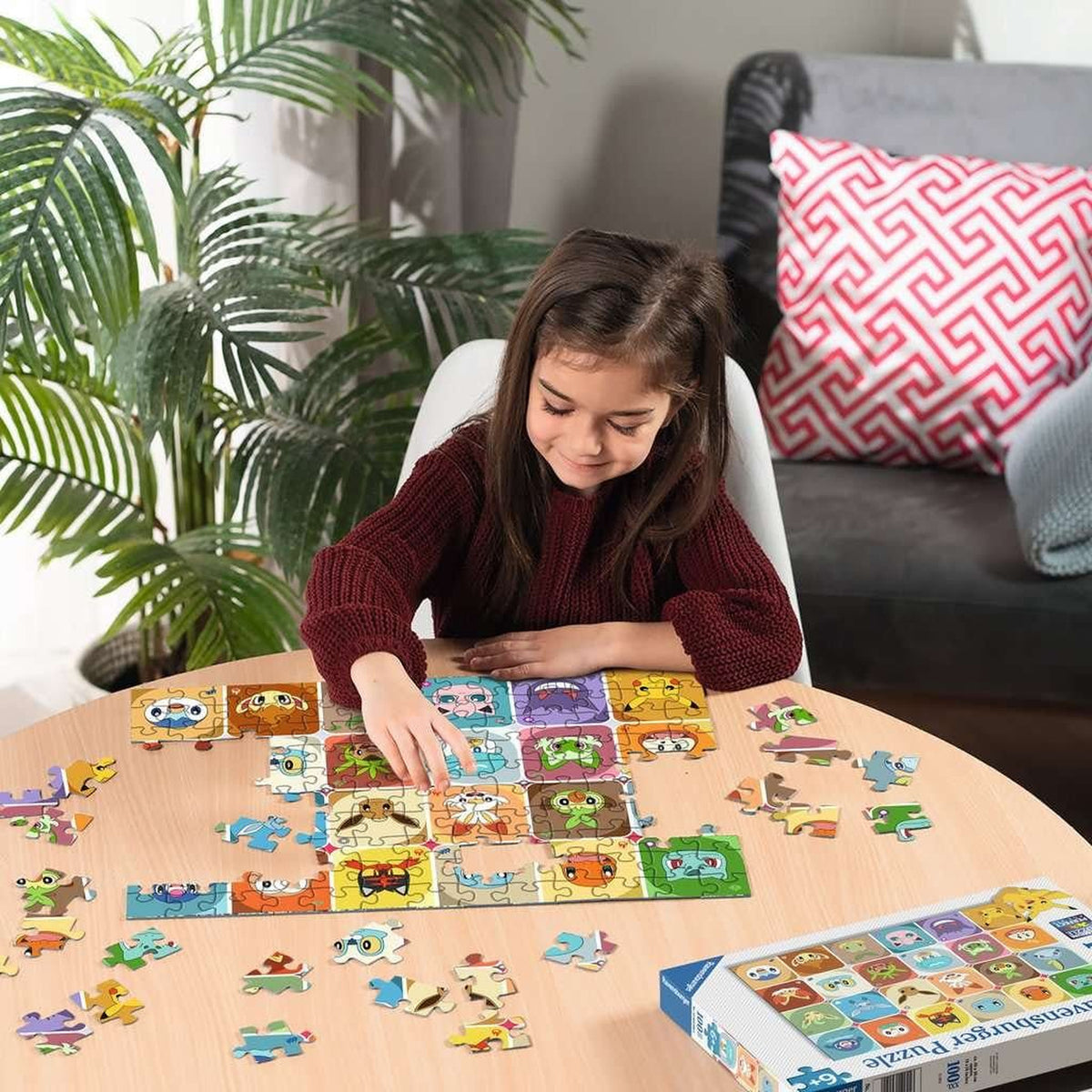 Image produit Puzzle pour enfants Pokémon Visages Pokémon (100 pièces XXL)