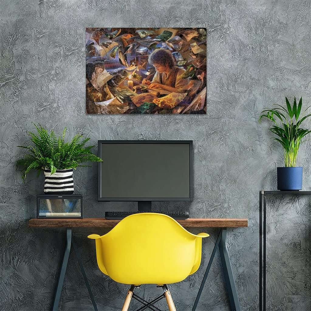 Image produit Le Seigneur des Anneaux Puzzle Le voyage de Frodon (1000 pièces)