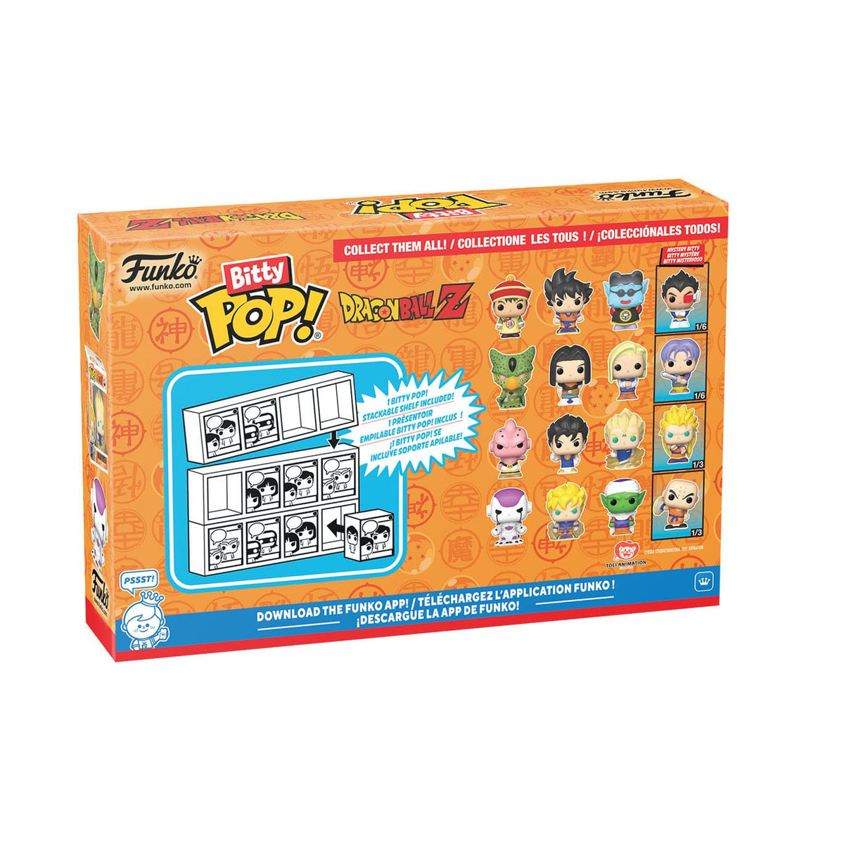 Image produit Dragon Ball Bitty POP! Figurines Vinyle Pack de 4 Series 1 2,5