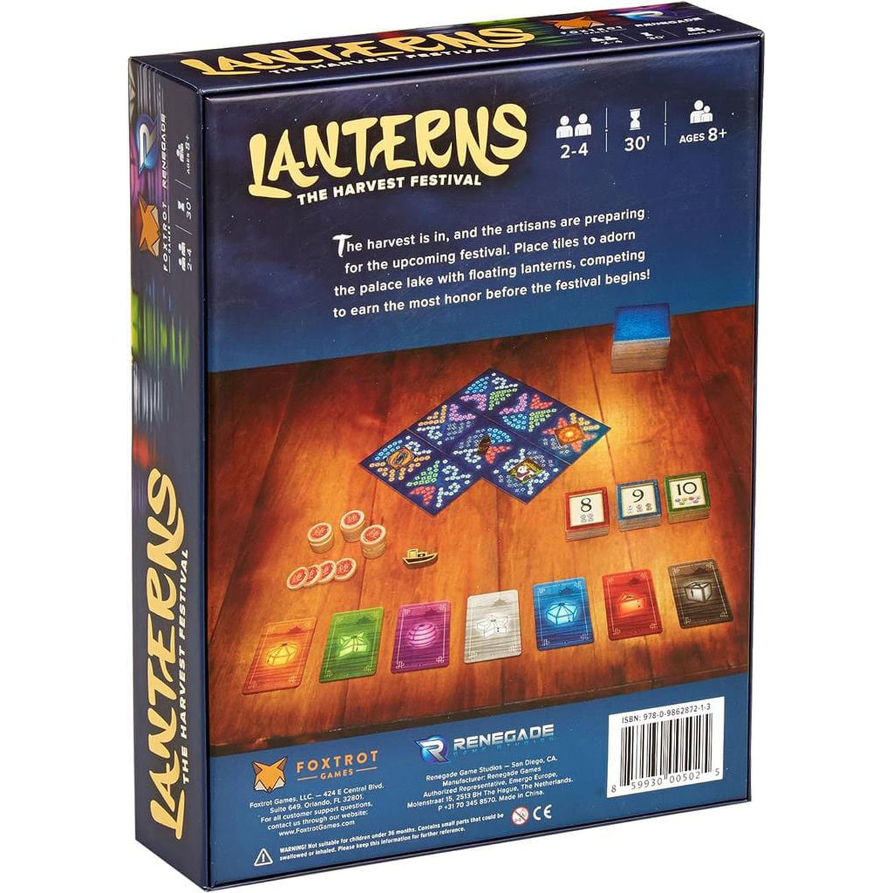 Image produit Lanterns: The Harvest Festival – Jeu de pose de tuiles