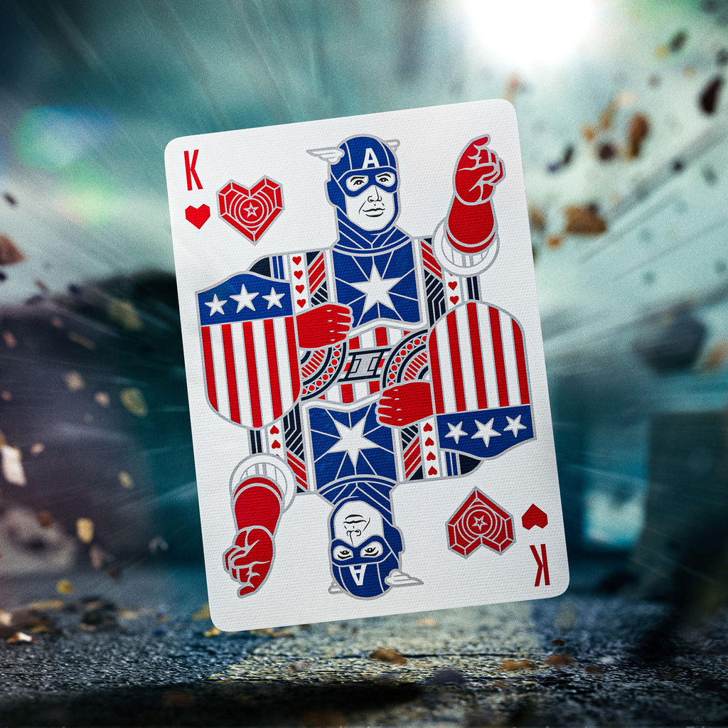 Product image Captain America Playing Cards Patriotic Design