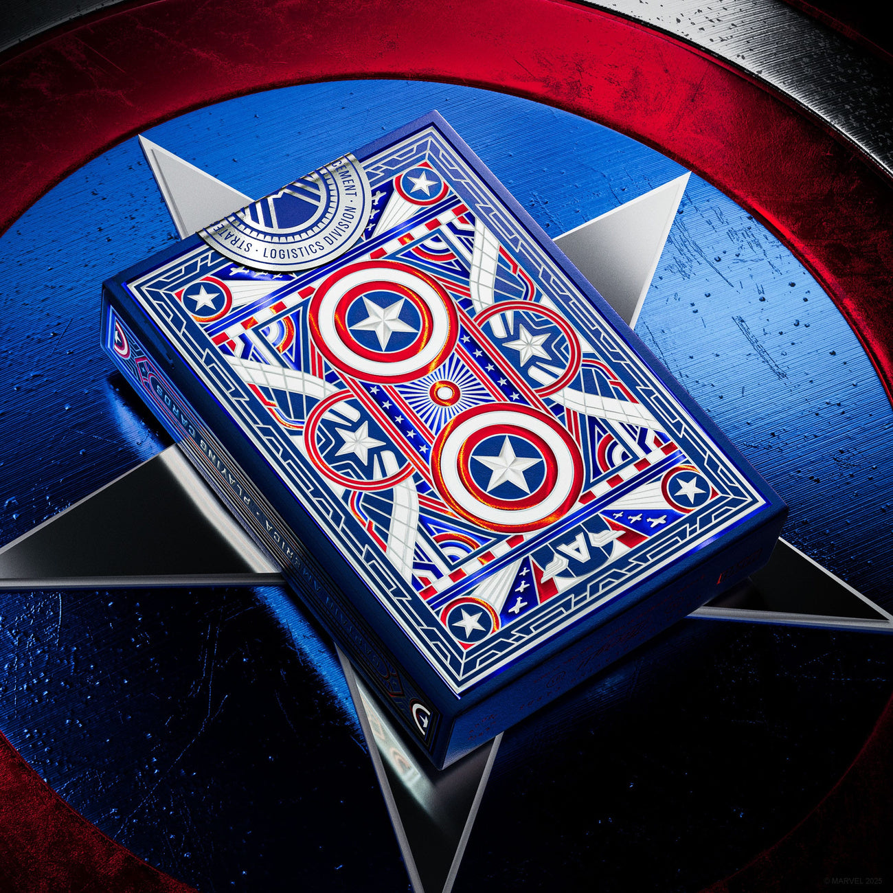 Product image Captain America Playing Cards Patriotic Design