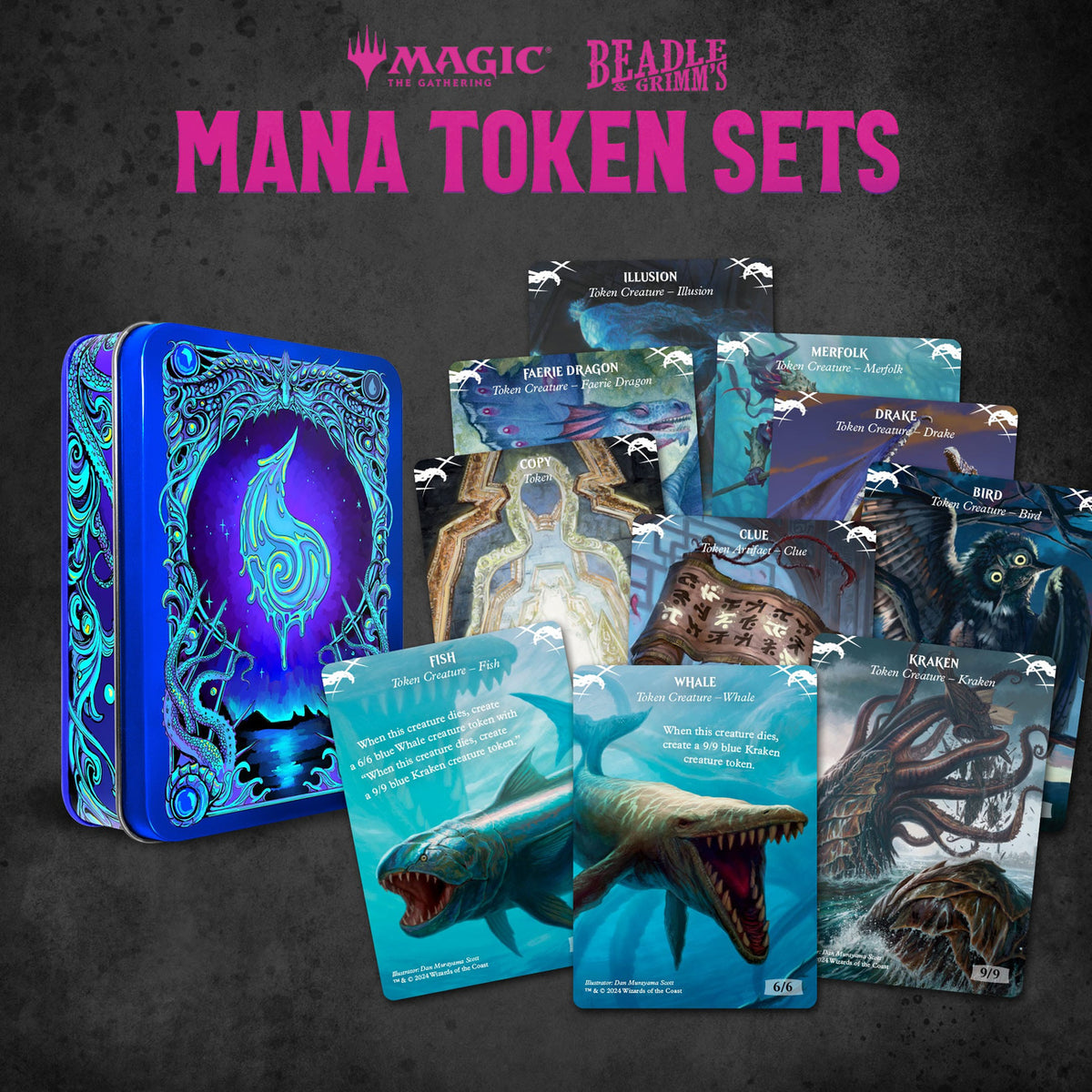 Image produit Magic: The Gathering Pack de Dés et Jetons Mana Bleu