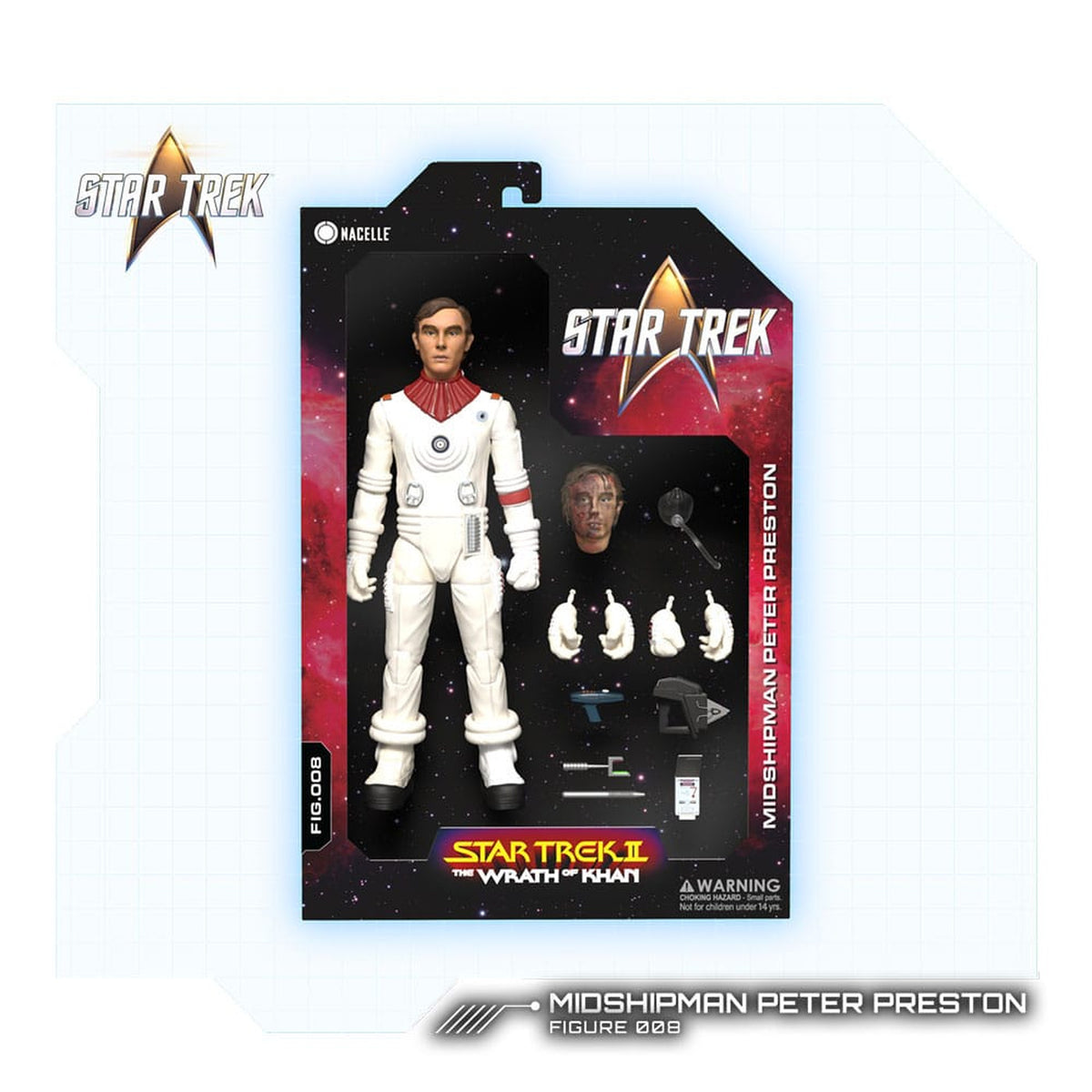 Image produit Star Trek II : La Colère de Khan figurine articulée 1/12 Peter Preston