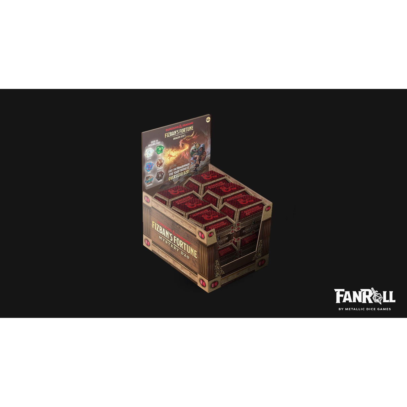 Image produit Dungeons & Dragons Blind Mystery Box Dé Fizban's