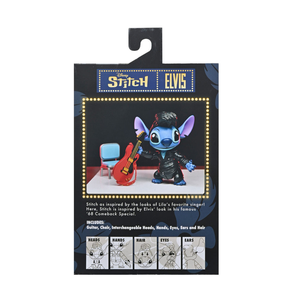 Image produit Lilo & Stitch Figurine articulée Ultimate Singer Elvis Stitch 7 cm