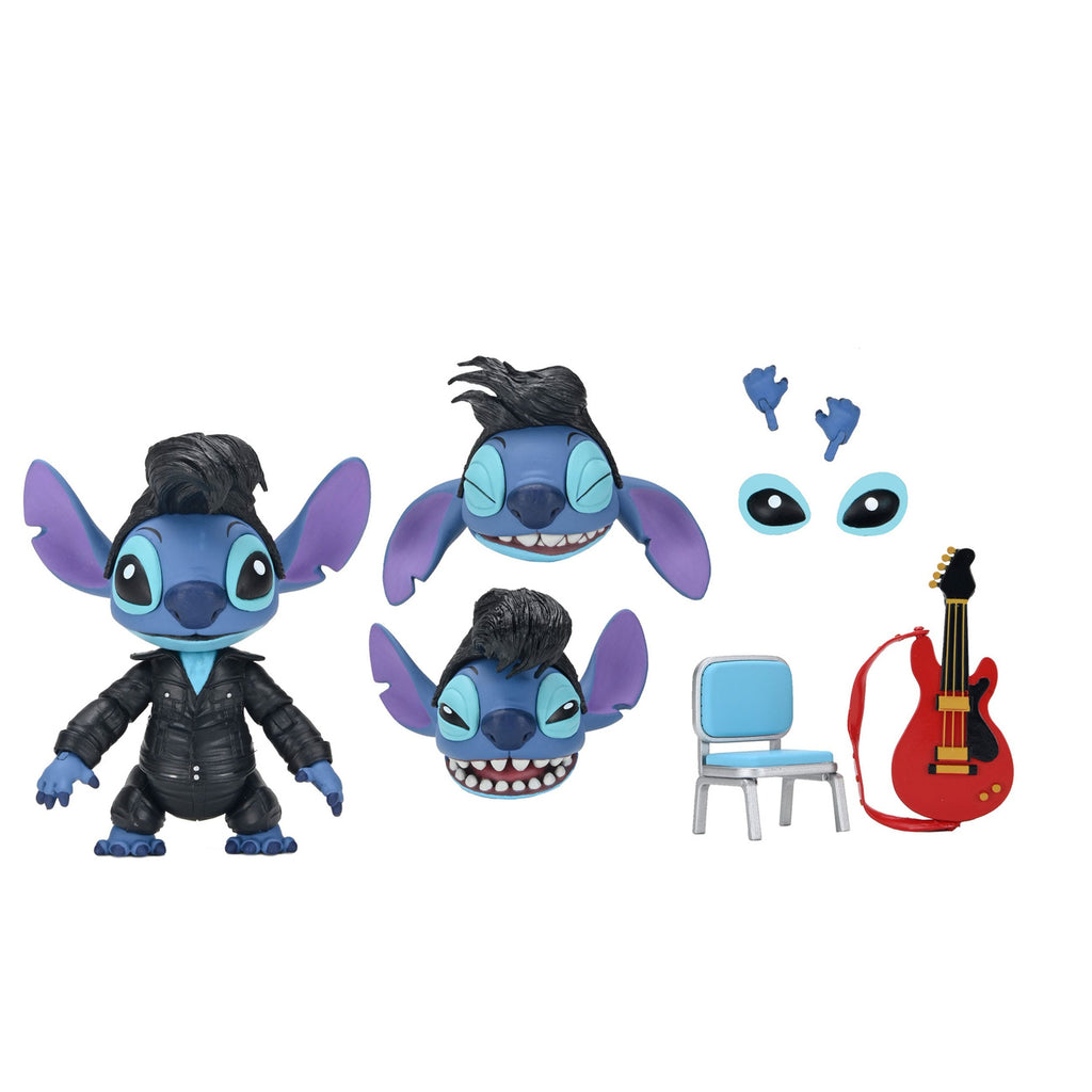 Image produit Lilo & Stitch Figurine articulée Ultimate Singer Elvis Stitch 7 cm