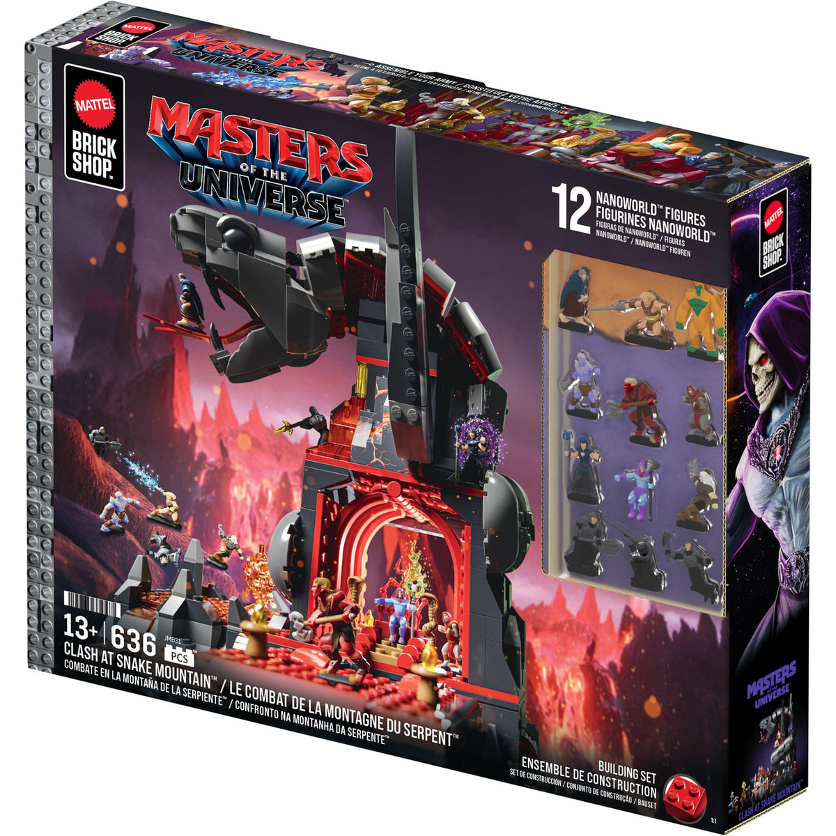 Image produit Masters of the Universe Mattel Brick Shop Set de construction Snake Mountain