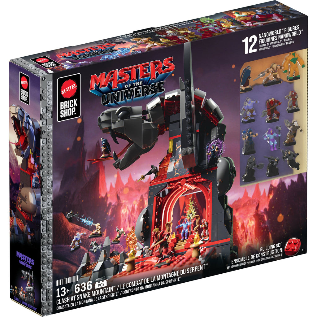 Image produit Masters of the Universe Mattel Brick Shop Set de construction Snake Mountain
