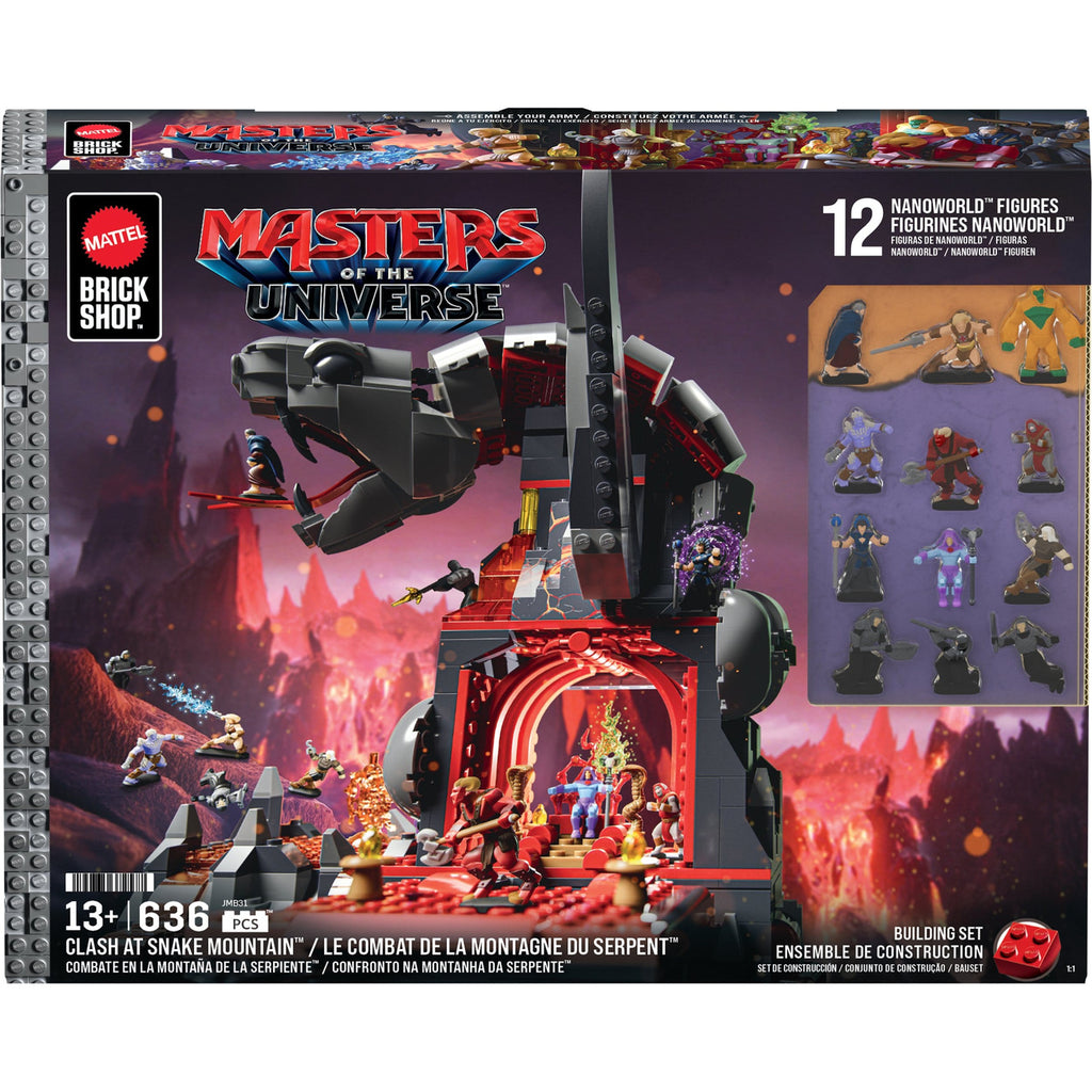 Image produit Masters of the Universe Mattel Brick Shop Set de construction Snake Mountain