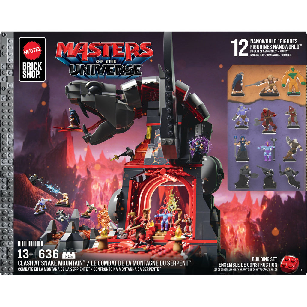 Image produit Masters of the Universe Mattel Brick Shop Set de construction Snake Mountain