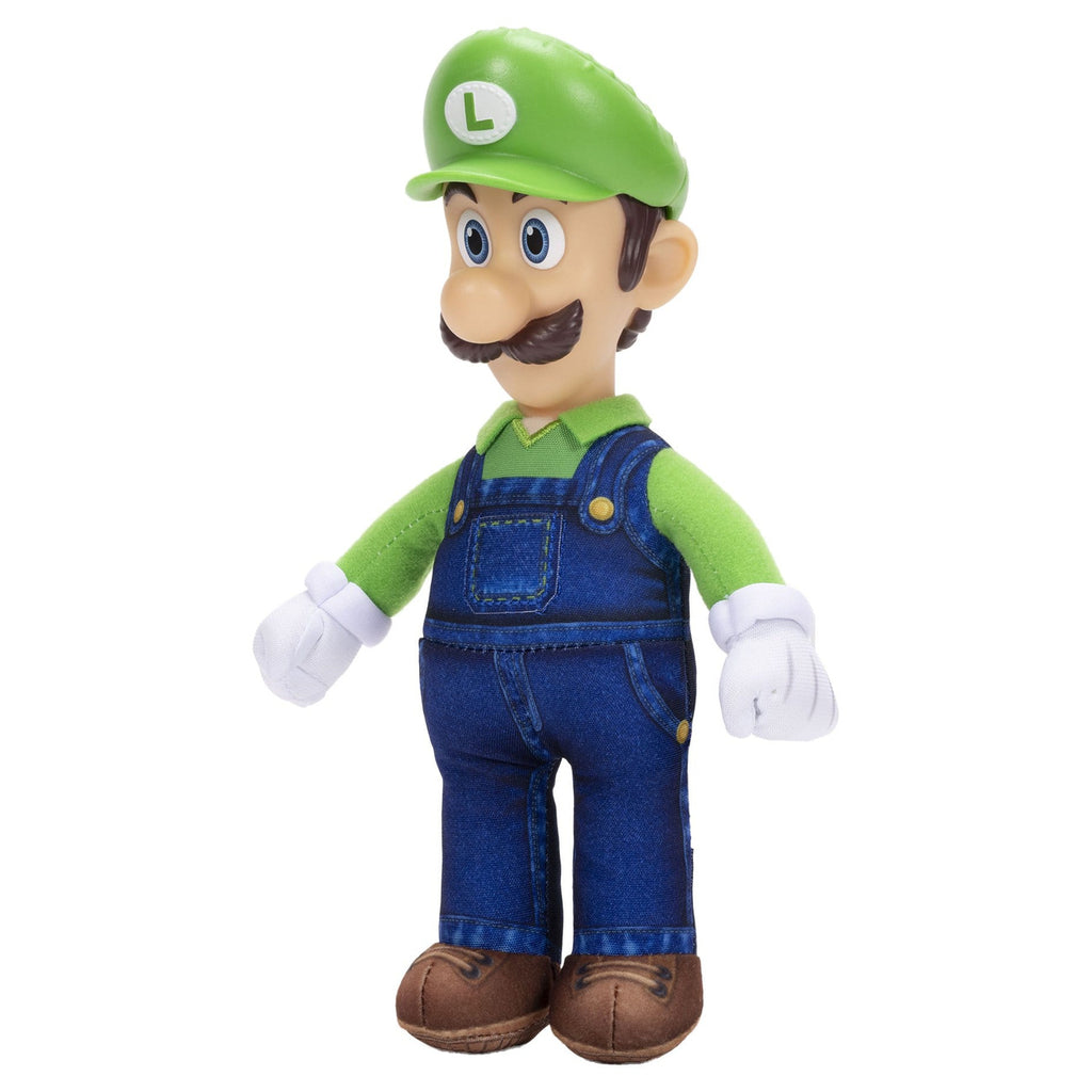 Image produit Figurine en peluche Luigi 23 cm The Super Mario Bros. Le Film