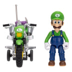 Image produit Super Mario Galaxy – Figurine du film Luigi avec moto