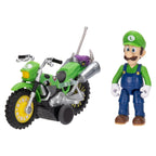 Image produit Super Mario Galaxy – Figurine du film Luigi avec moto