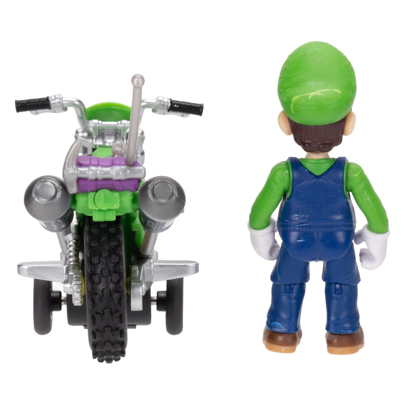 Image produit Super Mario Galaxy – Figurine du film Luigi avec moto