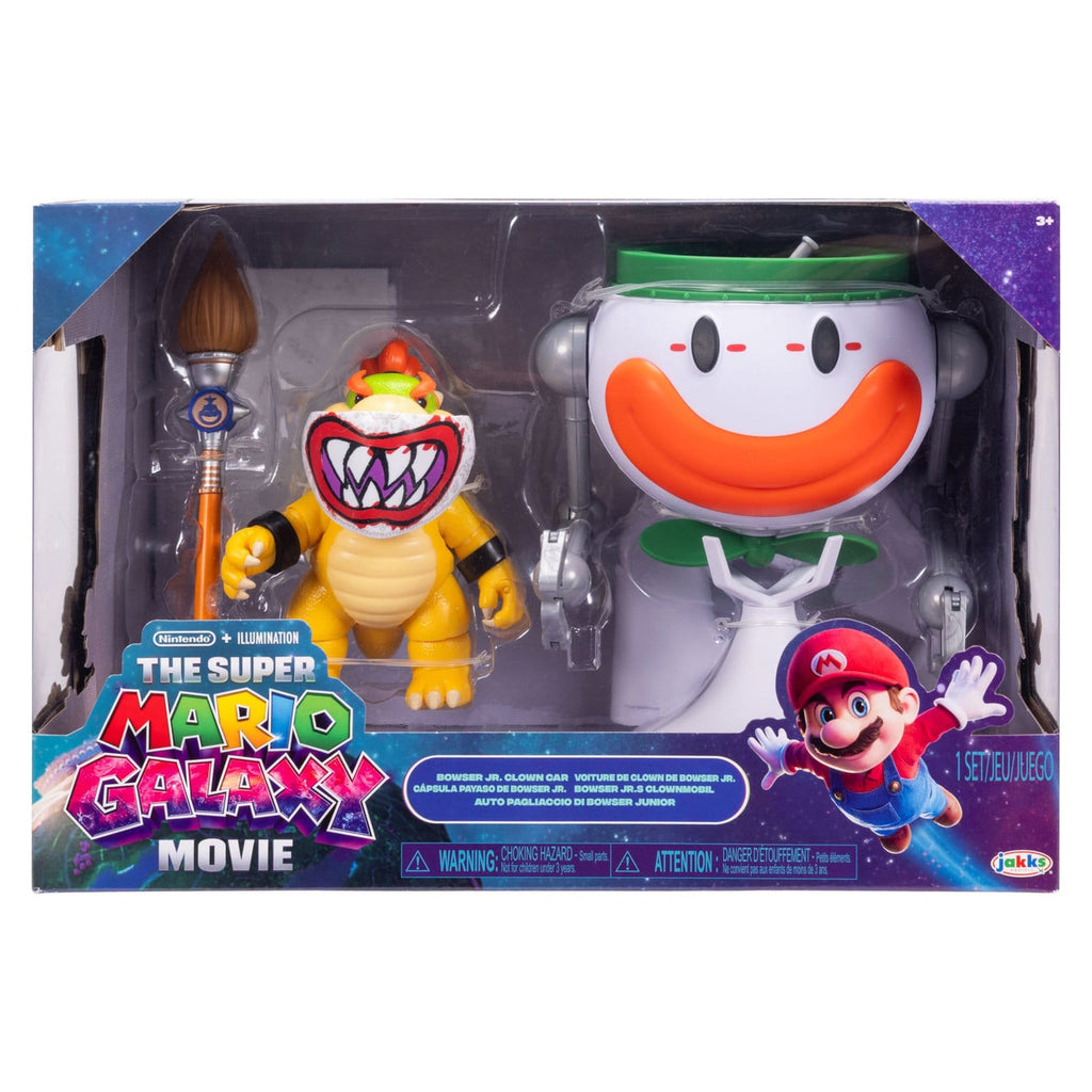 Image produit Figurine d’action film Super Mario Galaxy Bowser Jr. avec Clown Car