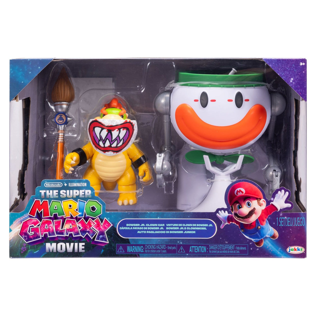 Image produit Figurine d’action film Super Mario Galaxy Bowser Jr. avec Clown Car