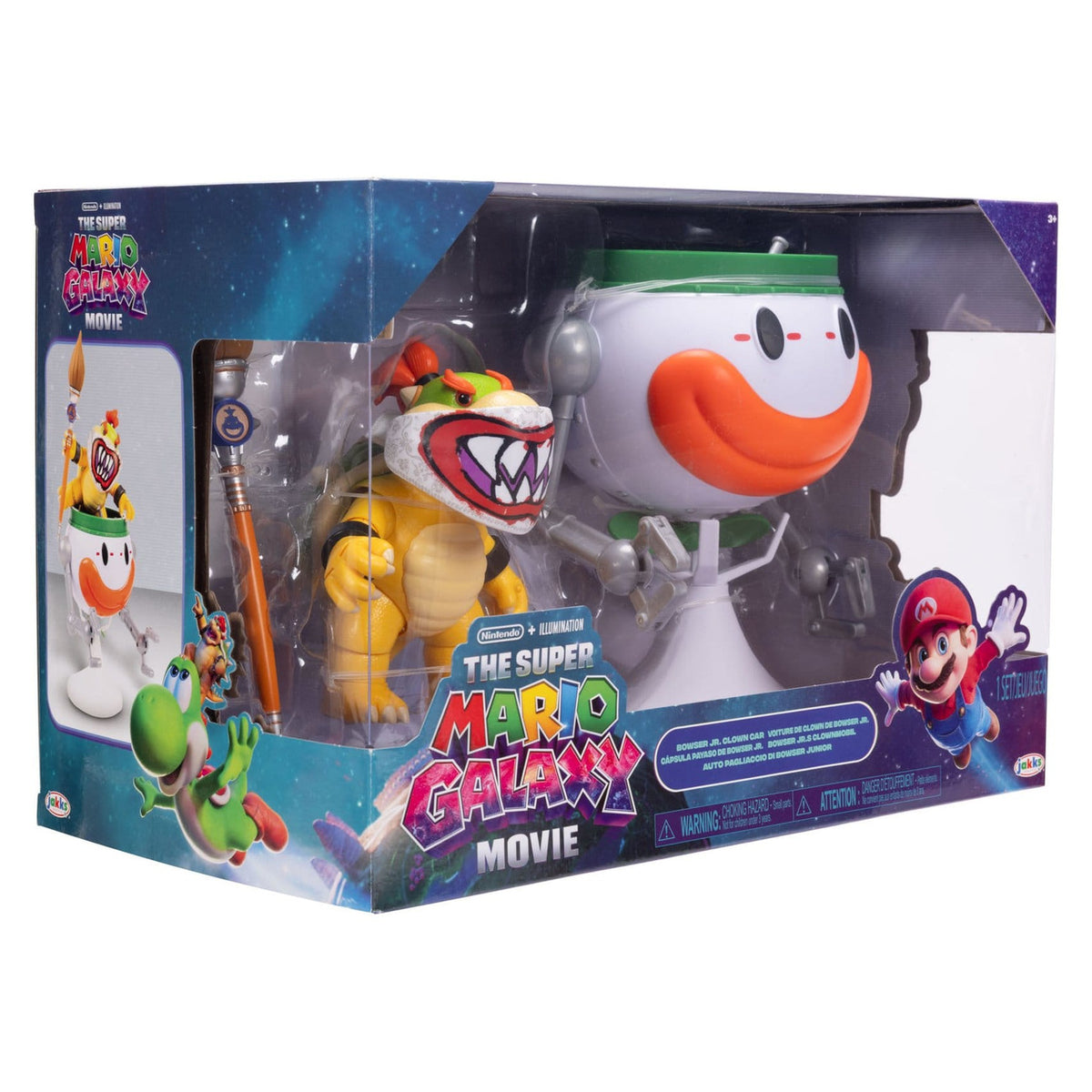 Image produit Figurine d’action film Super Mario Galaxy Bowser Jr. avec Clown Car